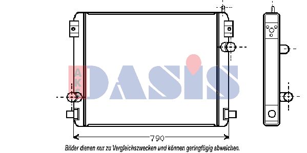 AKS DASIS Radiators, Motora dzesēšanas sistēma 280010N